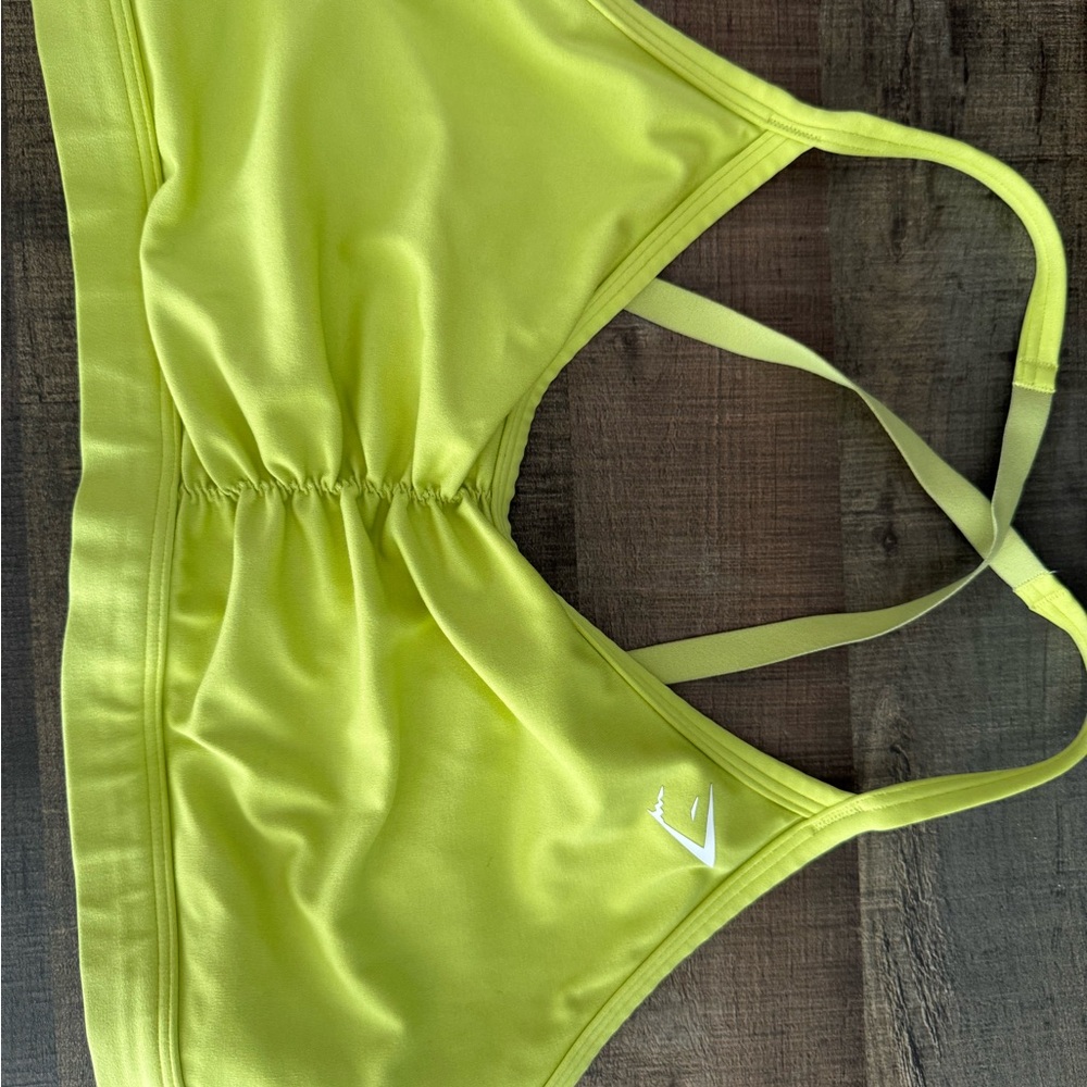 Gymshark Lime Green Activewear Top